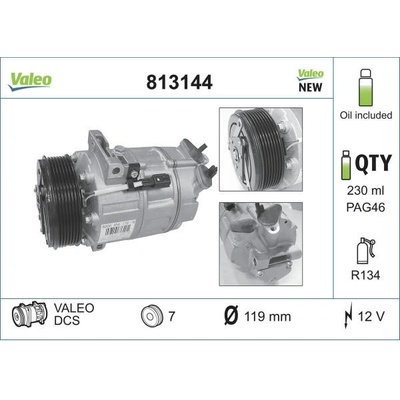 Kompresor, klimatizace VALEO 813144 VA 813144