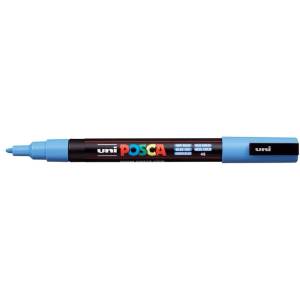 uni Декоративен маркер, 0, 9-1, 3 мм, UNI "Posca PC-3M", небесносин 284760000 (284760000)