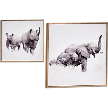 Gift decor Картина С рамка Животни Дървен ПДЧ (31 x 2 x 31 cm)