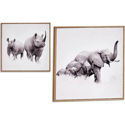 Gift decor Картина С рамка Животни Дървен ПДЧ (31 x 2 x 31 cm)