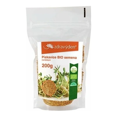 Zdravý den Pískavica BIO - semená na klíčenie 200g