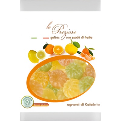 Le Preziose Želatinové bonbony, příchuť citrusu 100 g