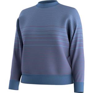 Smartwool Дамски вълнен пуловер Smartwool Women's Summit Crew Sweater Merino jumper - Nightfall Blue (105-7748-0113)