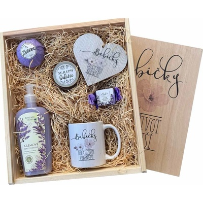 Bohemia Gifts dřevěný dárkový box babičky dělají život krásnější