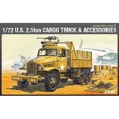 Academy US Cargotruck with Accessory 1:72