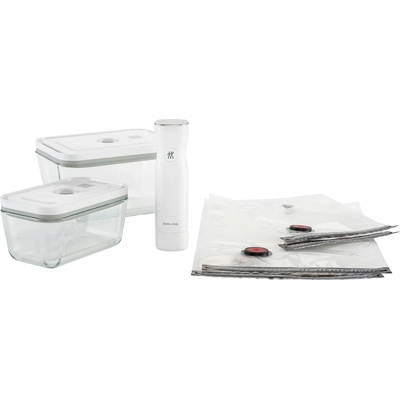ZWILLING Комплект за вакуумиране на храни FRESH & SAVE, 7 бр. , бял, стъкло, Zwilling (ZW1002503)