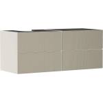 Hansgrohe Xevolos E - Шкафче за умивалник 137x56x55 см, 4 чекмеджета, матово бежово/бронз 54237390 (54237390)
