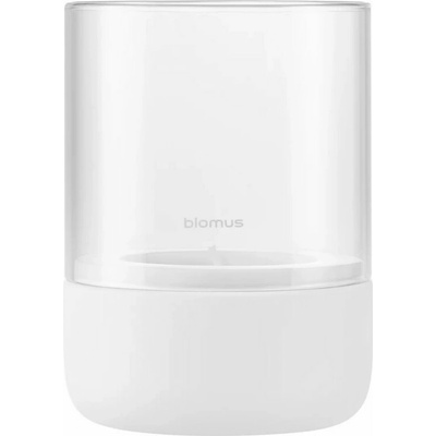 Svícen výška 14 cm Blomus CALMA -bílý
