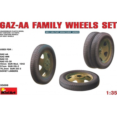 Miniart GAZ-AA Family Wheels set 1:35