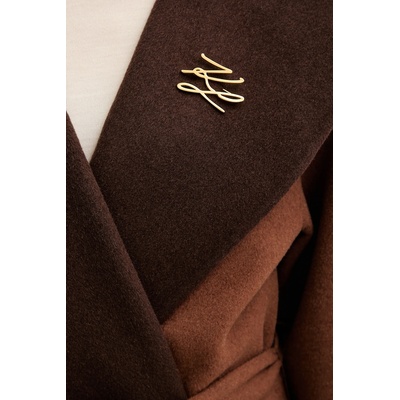 KARL LAGERFELD Двулицево палто с вълна Karl Lagerfeld (B1W15038)