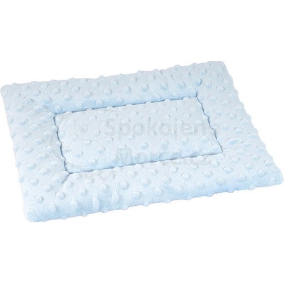 O´Lala pets s.r.o. SUNNY plyšová podložka k ležení světle modrá 37 x 24 cm s