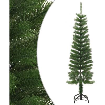 vidaXL Umelý úzky vianočný stromček s podstavcom 150 cm PE