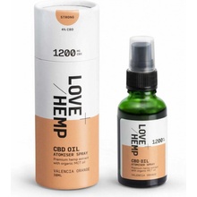 Love Hemp CBD sprej 1200 mg 4% konopný olej Valencia Orange 30 ml