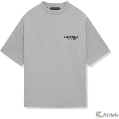 Fear Of God ESSENTIALS Jersey Crewneck T-Shirt Grey