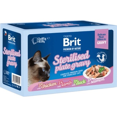 Brit Premium multipack kapsiček pro sterilizované kočky 12×85 g