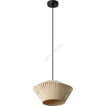 OSRAM - Пендел на кабел DECOR STRIPES 1xE27/10W/230V диам. 30, 5 см бежов (P227641)
