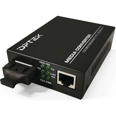 DPTEK DK-MC-GS-20, Гигабитов медия конвертор, Сингъл мод, 1310 nm, 20 км (DK-MC-GS-20)