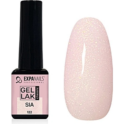 Expa Nails Gél lak s jemnými trblietkami 5ml Sia