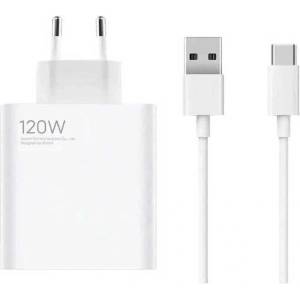 Xiaomi Оригинално зарядно Xiaomi 120W Charging Combo Type A с кабел