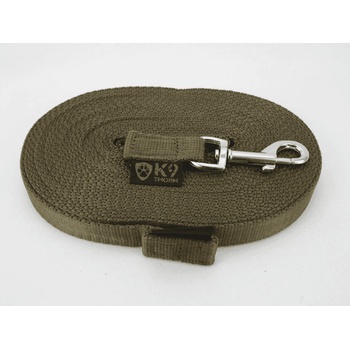 K9 Thorn Каишка с карабинер 20 мм/5 м, маслина (0002/16.OLV)