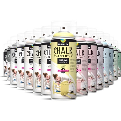 PRIMALEX CHALK - kriedová farba v spreji chalk - tyrkysová 400 ml