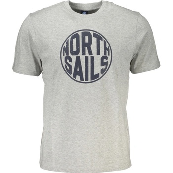 North sails Мъжка тениска с къс ръкав north sails, Цвят Сив (902836000_gr0926)