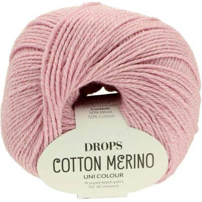 Drops Bavlna Merino 05 pudrově růžová