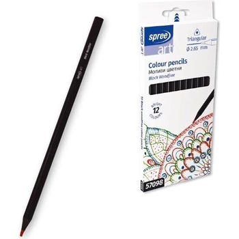 Spree Цветни моливи spree 12 цв