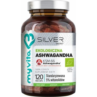 MyVita Silver Ashwagandha BIO 200 mg 120 kapsúl