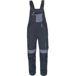 CERVA Cerva max eco stretch / Работен еластичн панталон с нагръдник - черен 46 (0353005760046)