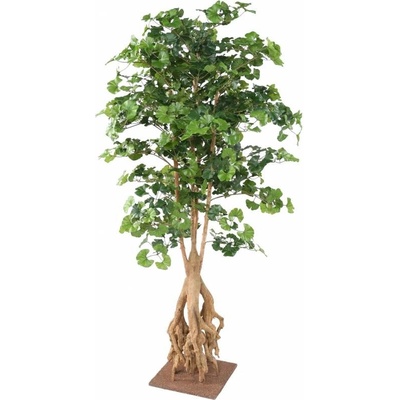 Umelý Jinan dvojlaločný strom s koreňom, 180 cm