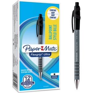 Newell Химикалкa Papermate Flexigrip Ret, М 1mm, черен (10074-А-ЧЕРЕН М)