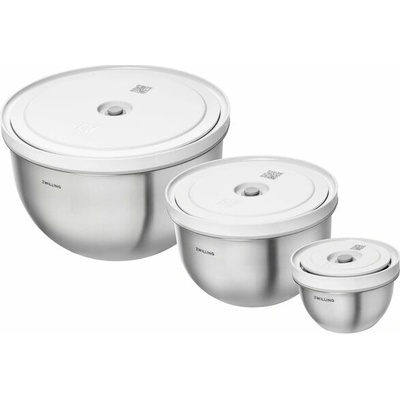 Zwilling Súprava vákuovacích nerezových mís s vekami Fresh & Save 12 / 18 / 24 cm 3 ks