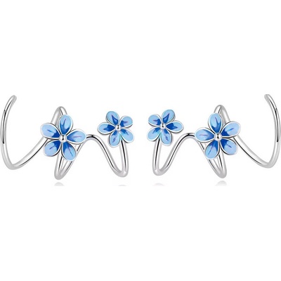 Mabell Dámske strieborné náušnice DOINA Ag 925, 1.4 g SK221SCE1462-BLUEC45