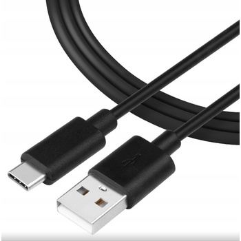 Tactical KP31188 Smooth Thread USB-A/USB-C, 1m, černý