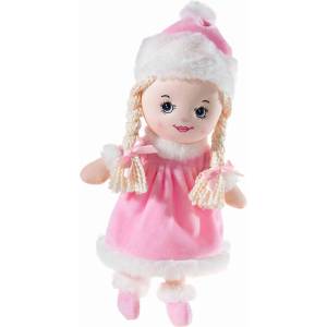 HEUNEC Мека кукла Анушка със зимни дрехи, серия Poupetta, Heunec, 30см (478473)