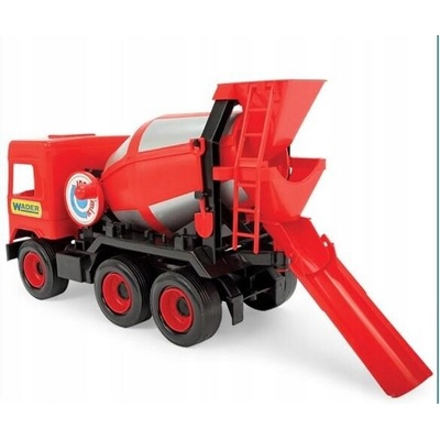 Wader Middle Truck míchačka betonu červená