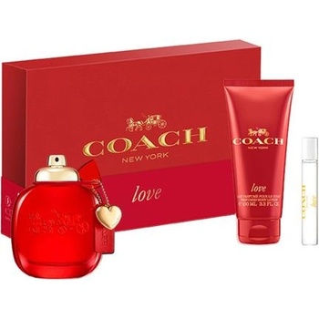 Coach Love EDP Spray 90ml + Body Lotion 100ml + EDP Spray 7.5ml комплект за жени