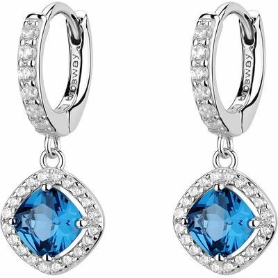 Brosway Náušnice Fancy Freedom Blue s modrými zirkónmi
