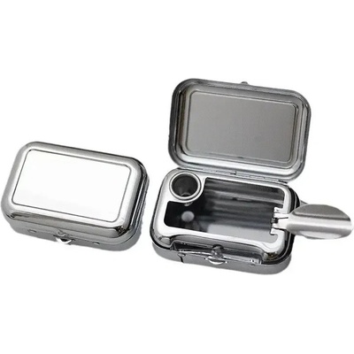 Gaira Cestovný popolník 8117 strieborná