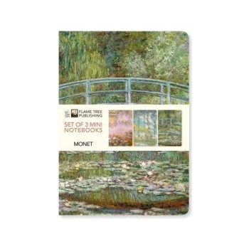 Flame Tree Publishing Claude Monet Set of 3 Mini Notebooks | Flame Tree Studio