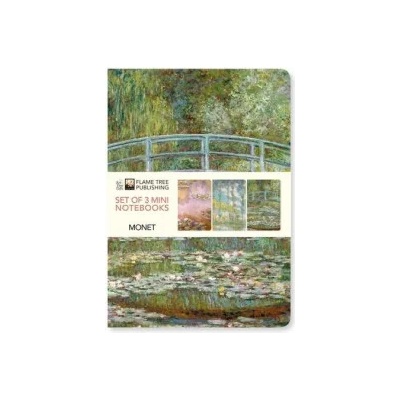 Flame Tree Publishing Claude Monet Set of 3 Mini Notebooks | Flame Tree Studio
