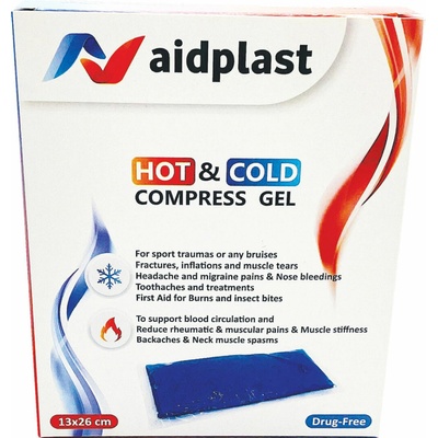 Aidplast kompr.gélový obklad–teplý,studený 13 x 26 cm