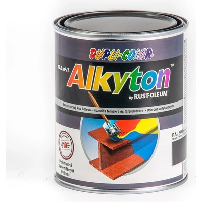 Dupli Color Samozákl. email saténový Alkyton 750ml 9005 čierna