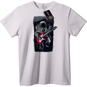 NOONEBRAND Тениска с астронавт рок звезда - 3XL, Black