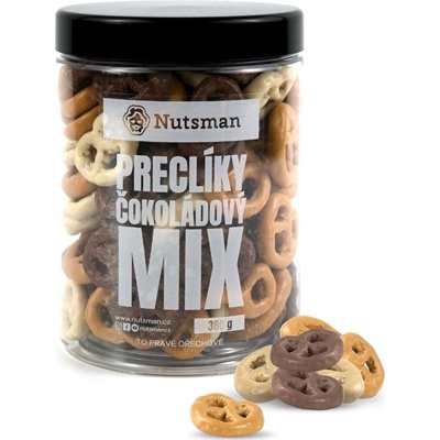 NUTSMAN Preclíky čokoládový MIX 380 g