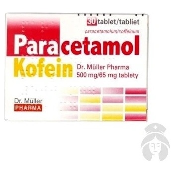 Paracetamol/Kofein Dr.Müller Pharma 500 mg/65 mg tablety tbl.30 x 500 mg/65 mg