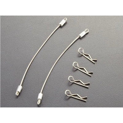 Killerbody sponky karoserie 4 ocel. lanko 120 mm 2