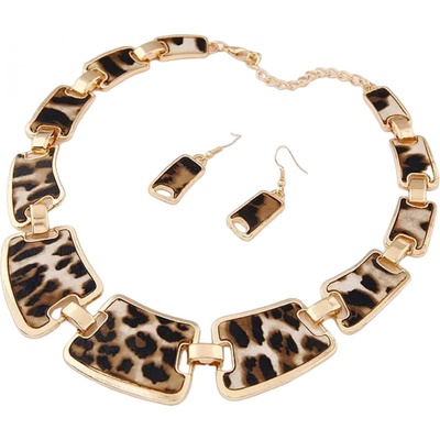 HARAHU Комплект Леопард - Златен / Кафяв kp29710 (29710)
