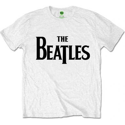 The Beatles Drop T Logo biela